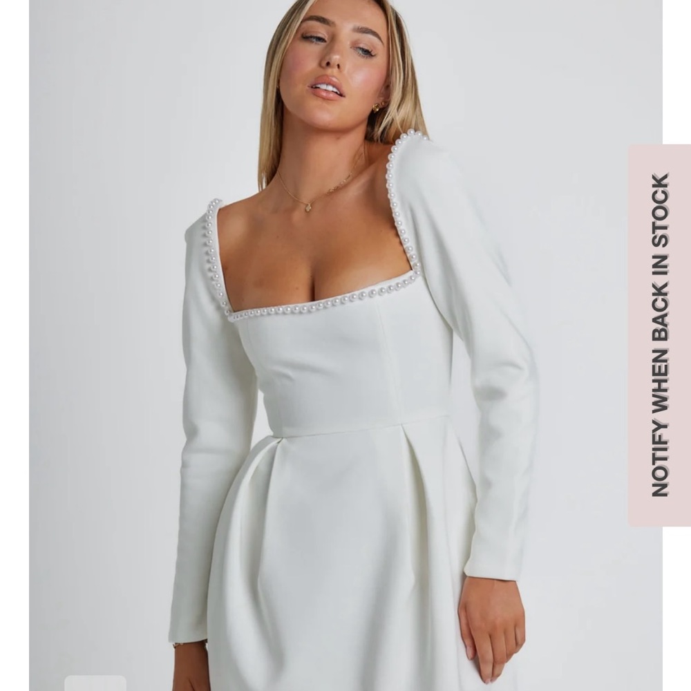 Odd muse white pearl dress xs- sold out online